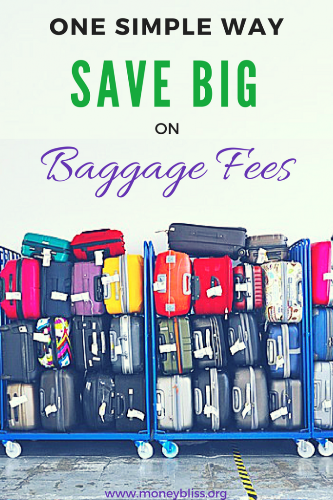 How to avoid baggage fees. Learn how to save on baggage fees. Save money airline baggage fees. How to get around frontier baggage fees. Simple hacks to save money when traveling.