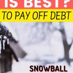 How to pay off debt without stress or worry. Learn to get out of debt with the debt snowball or debt avalanche. Put student loans or credit card debt behind you and move forward to financial freedom. #debt #payoff #moneybliss