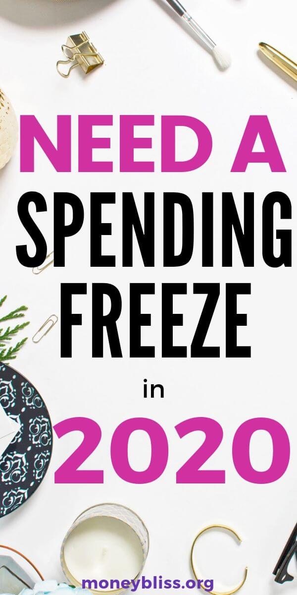 Need a spending freeze in 2020? Get your life and personal finances on track . Start saving money, paying off debt, and reach financial freedom. Understand the spending freeze rules for success.