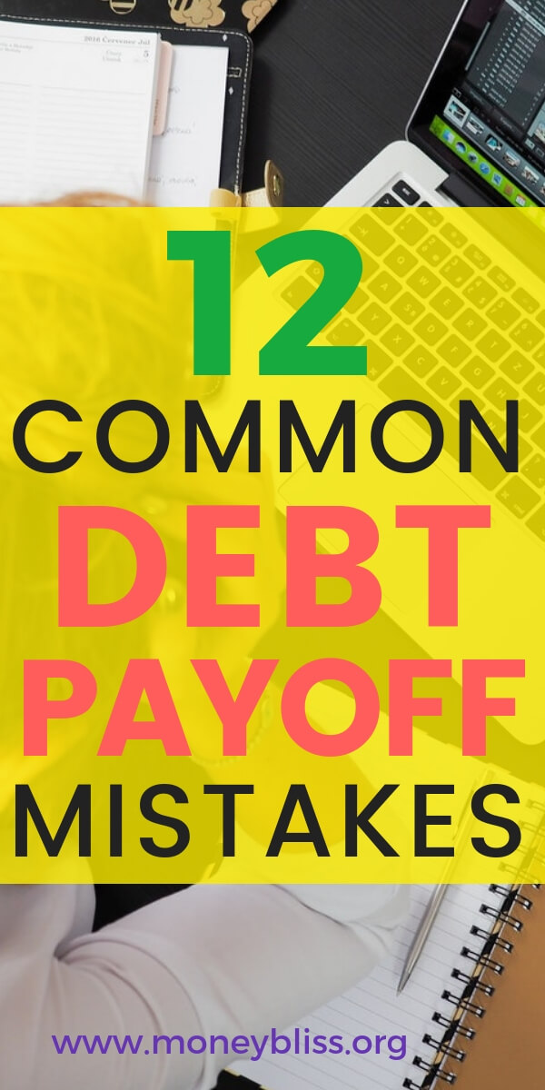 Are You Making One of these Common Debt Payoff Mistakes