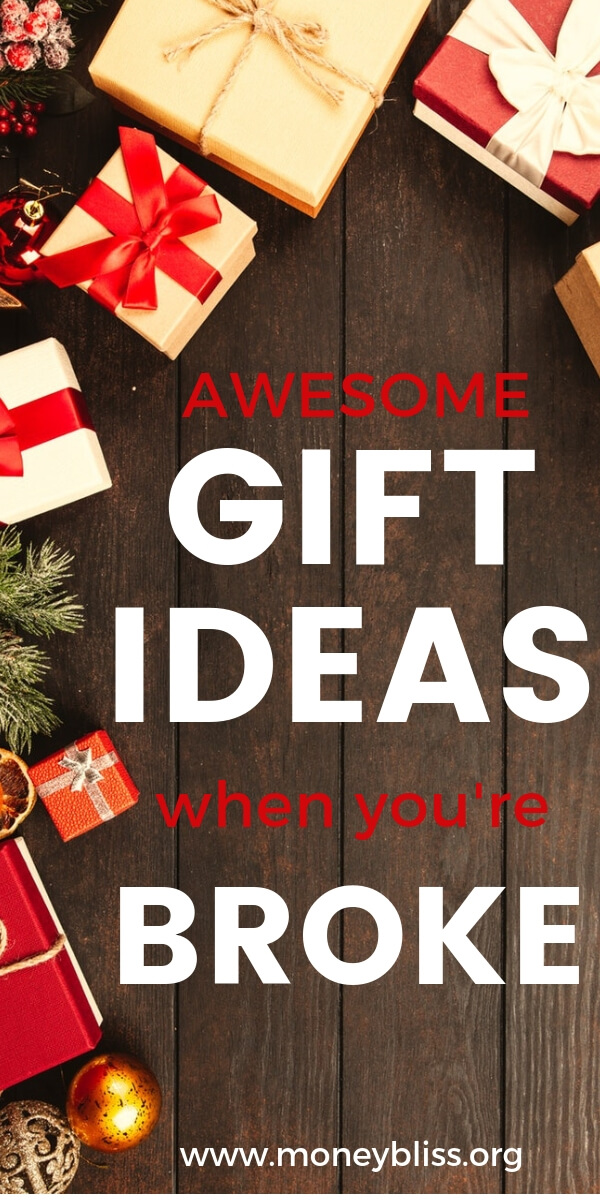 Awesome Gift Ideas When you’re Broke - Money Bliss