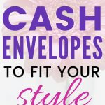 Find the perfect cute cash envelope to fit your style. Separate your cash by categories. Use the cash envelope method to stick to your budget.