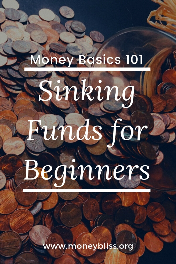 Complete Guide to Sinking Funds. This is money basics for beginners. What is a sinking fund? Why are they so important to stop living paycheck to paycheck? Find out sinking fund categories for your budget.