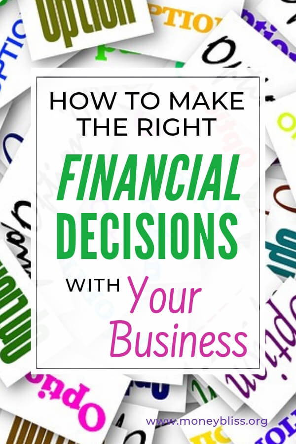 Want to start a business? Learn how to make the right financial decisions from website hosting, branding, website design and more. These ideas will help you on your entrepreneurship journey. #business #biztips #moneybliss