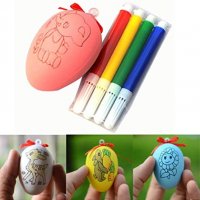 Molyveva Easter Eggs with 4 Water Color Pens for DIY Craft