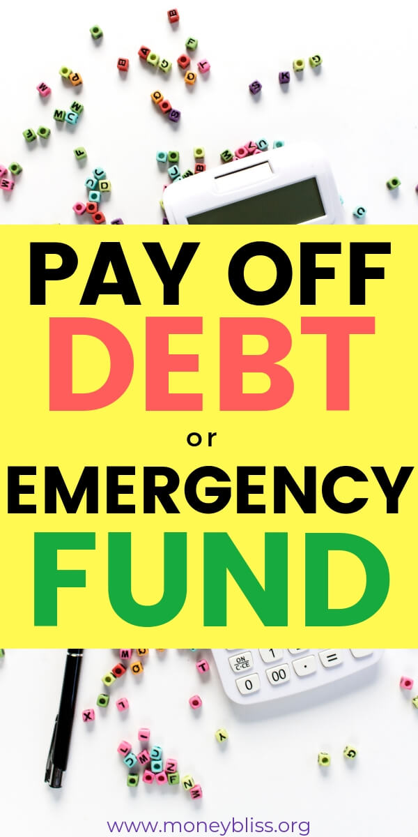 Should you build an emergency fund or pay off debt? What will make the most impact with your personal finances? Save money now and pay off debt later? Learn the key ideas and tips to be successful in getting out of debt and saving money now.