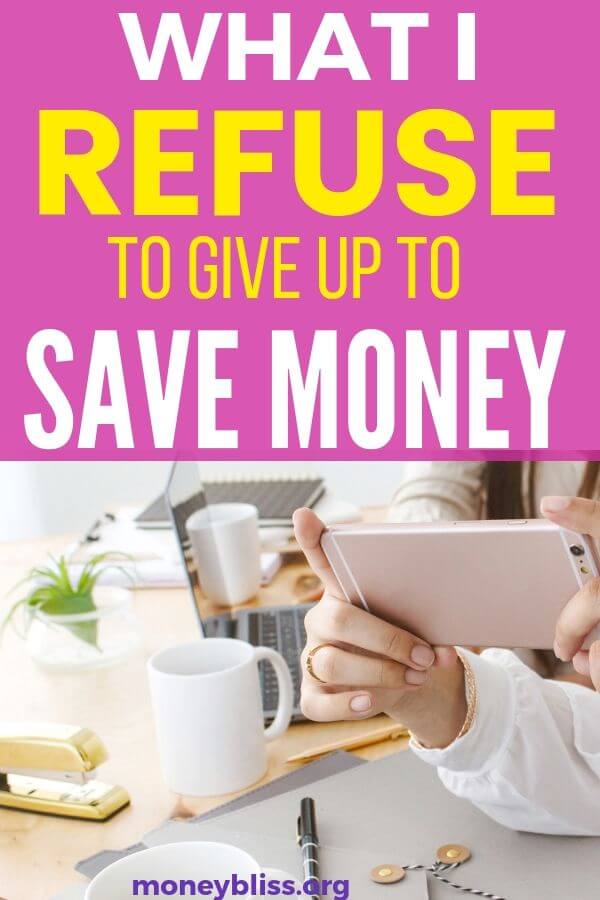 This is exactly what I refuse to give up to save money. Yes, money saving tips are great, so I can splurge on these items. These expenses are in monthly budget.