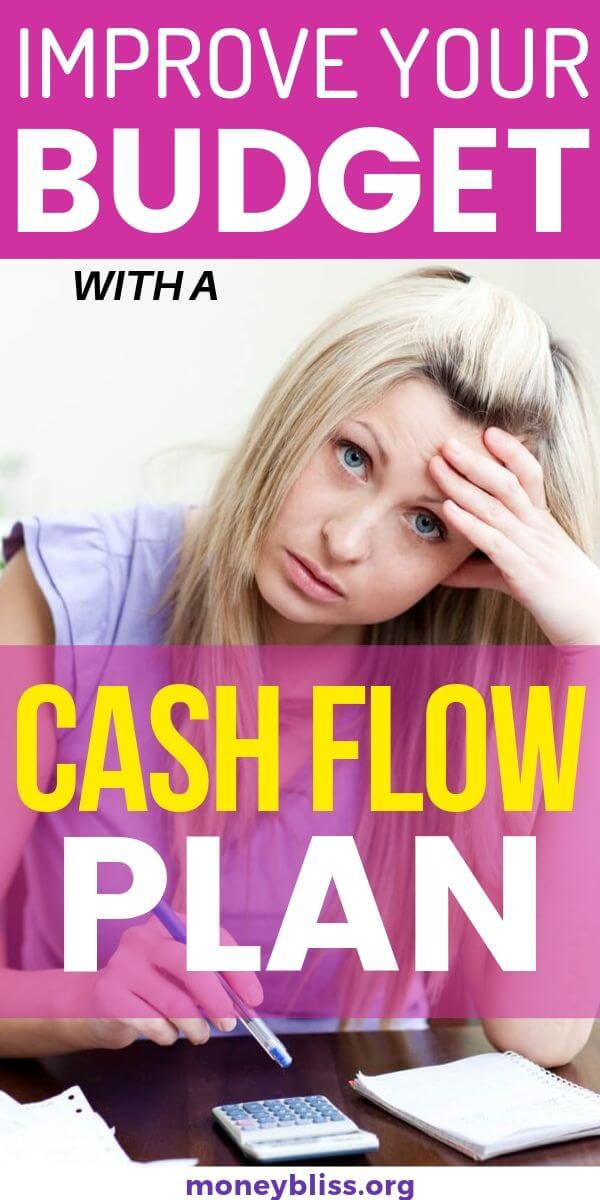 This is how I stop living paycheck to paycheck. This simple budgeting tip helped advance my budgeting skills. Learn how a cash flow plan can improves your personal finances and create your own cash flow statement. Plus grab your free cash flow template and worksheet.