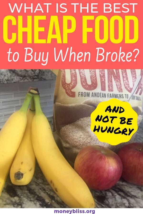 What is the Best Cheap Food to Buy When Broke?