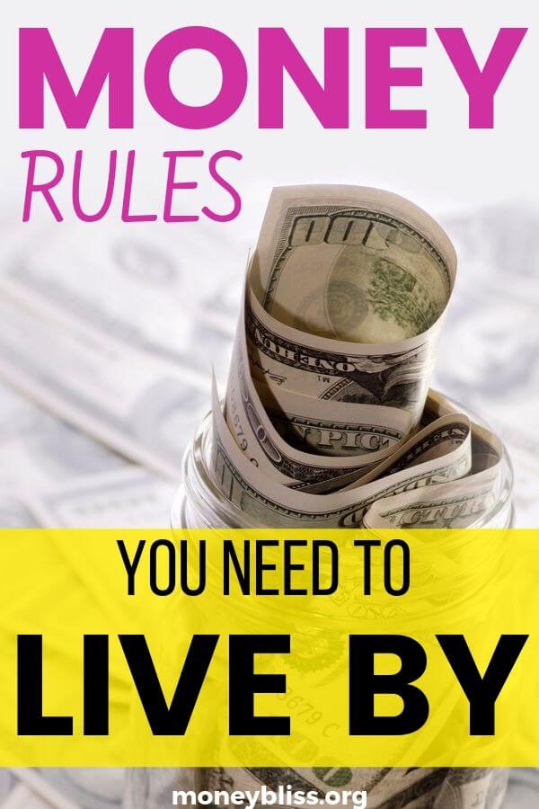 12 Money Rules You Need to Live By