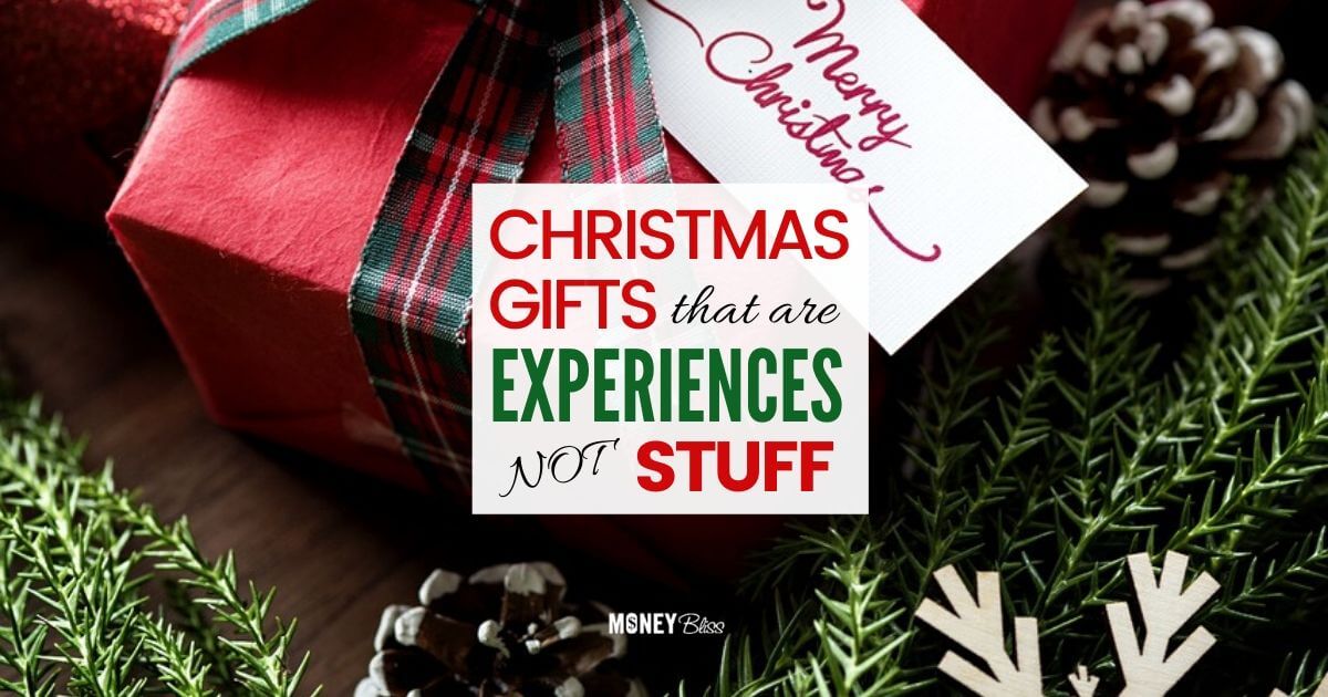 ideas for experience christmas gifts