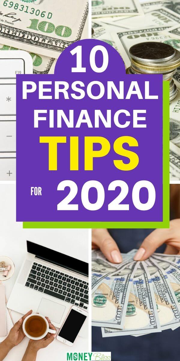 Here are 10 personal finance tips that can have a huge impact on your money in 2020! Implement these simple money management tips. If you want to change your personal finances, then learn to save more money, budget, live a frugal lifestyle, pay off debt and reach financial freedom. READ MORE to get your financial planning on track in 2020.