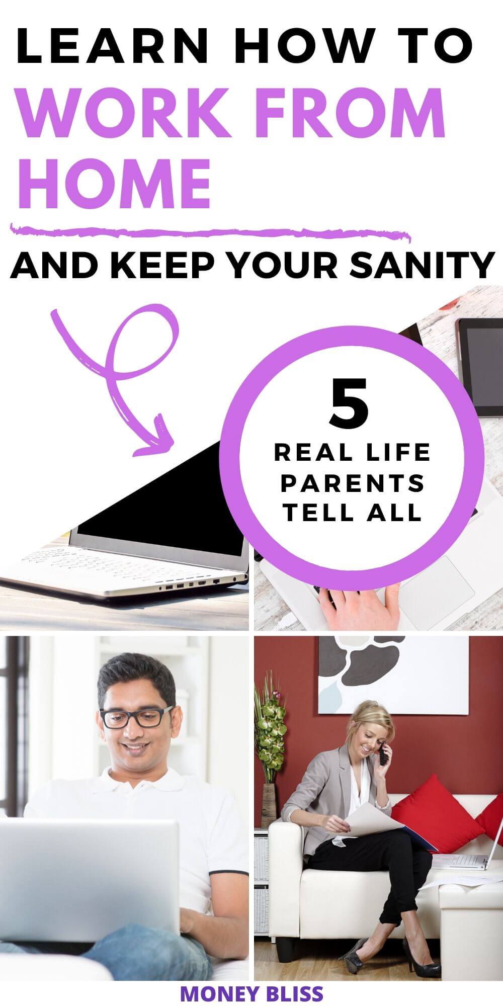 Learn how to work from home with kids and keep your sanity. Learn from these parenting who give you their best parenting tips. Make money and look after a child.