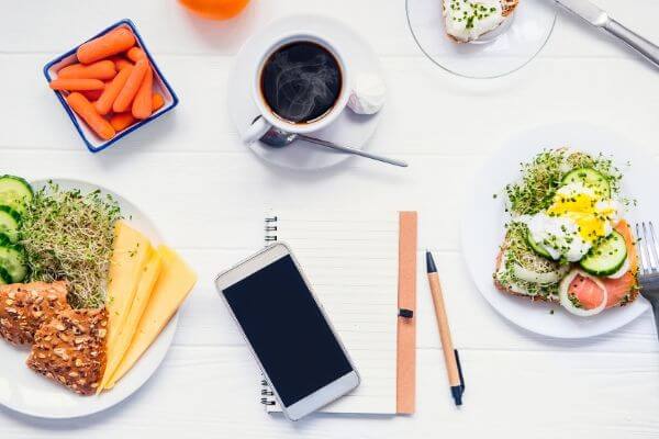 Picture of meals for frugal green in the kitchen and table.