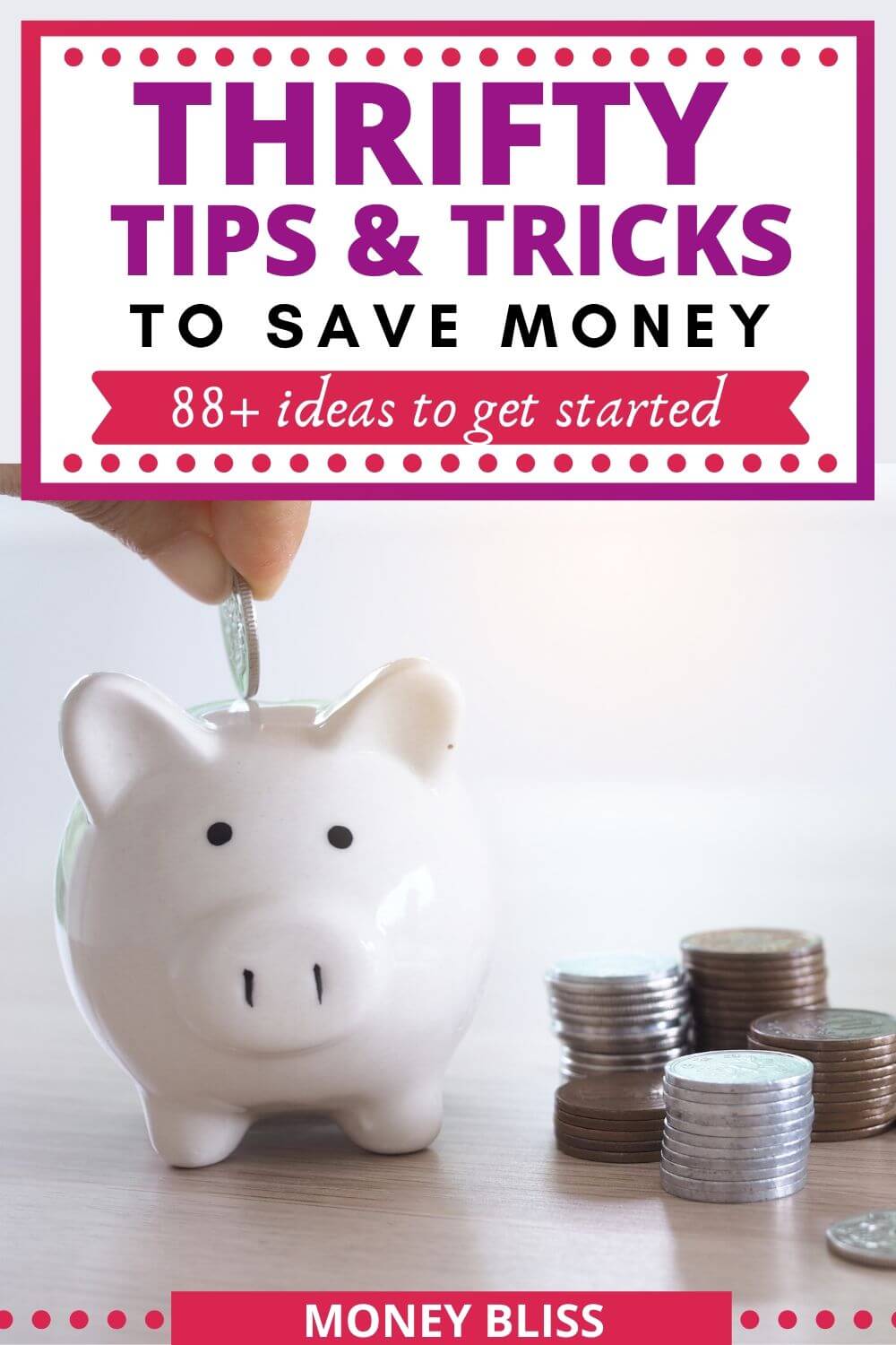 Here are the best thrifty tips and tricks you need in your life! This helps you improve your frugal lifestyle and ways to save money. Thrifty living is perfect to challenge your frugal living extreme. Plenty of money saving ideas and hacks!