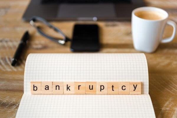 What happens when a small business files for bankruptcy?