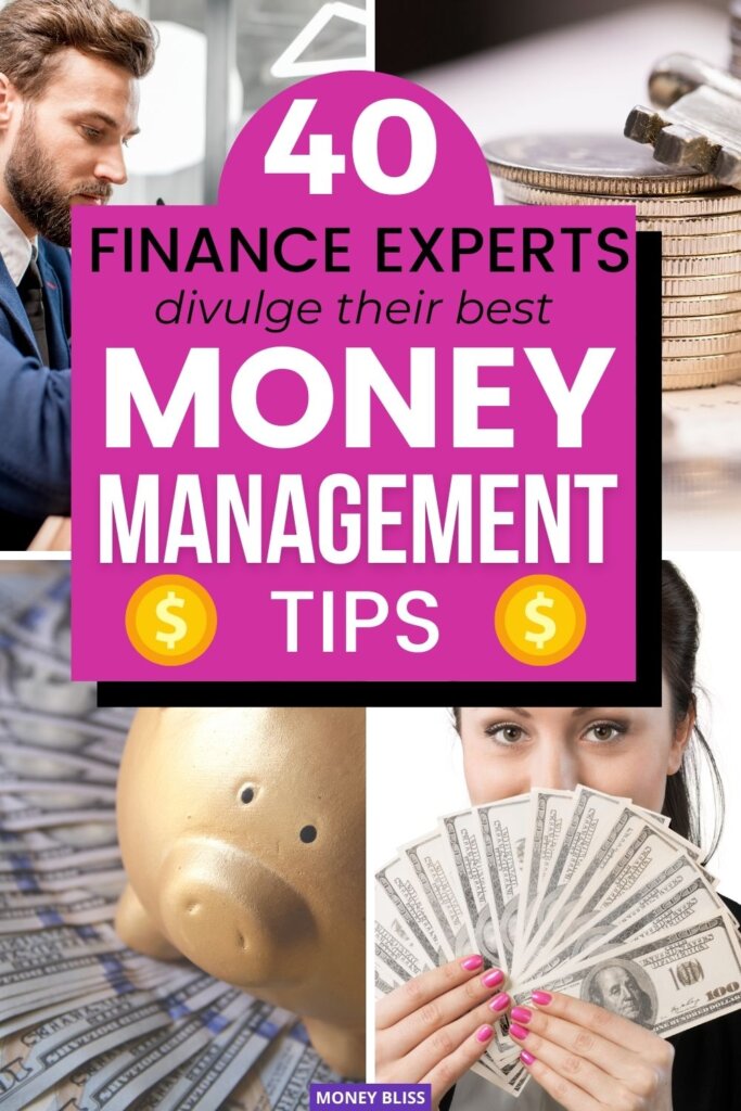 You need these money management tips from Money Bliss and other financial experts. By investing time in your personal finance situation, you will pay off debt, budget and start building wealth. Learning these simple money management ideas from top experts will change your money mindset. Click on this post to change your money life forever. | Money Bliss 