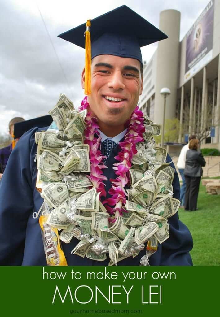 Money Lei for Graduation Gift Idea