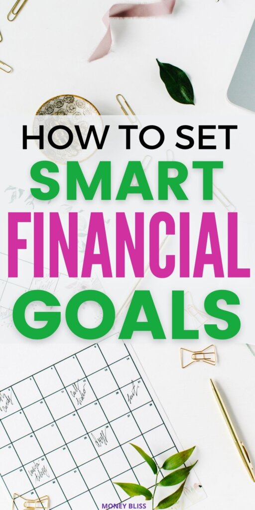 This post will teach you exactly how to set smart financial goals. You need to know the 5 smart goals and find smart financial goal examples. Download the PDF on setting financial goals worksheet. You don’t want to miss these great way to improve your money management skills.