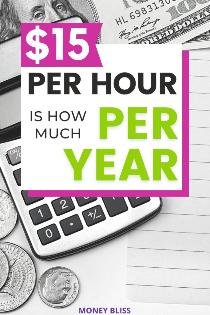 This is important money management skills to know. Learn what 15 an hour is how much a year, month, and day. Plus tips on how to live on it!