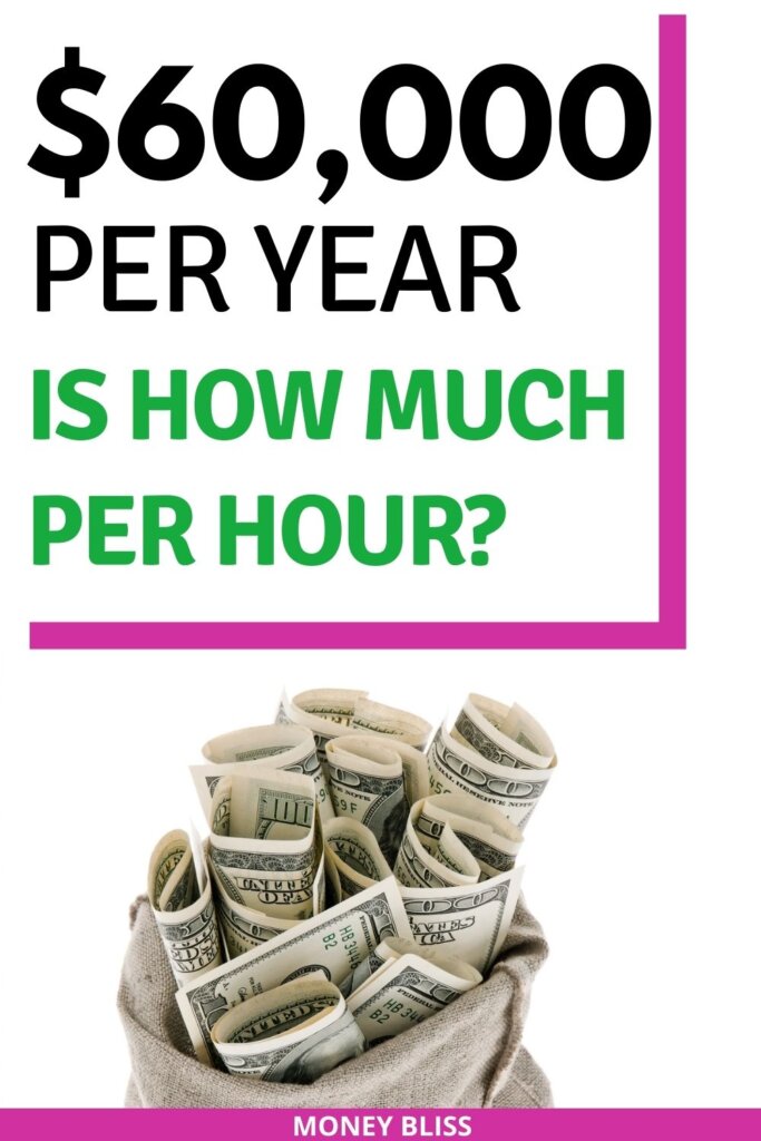 60000 a Year is How Much an Hour? Good Salary or Not? Money Bliss