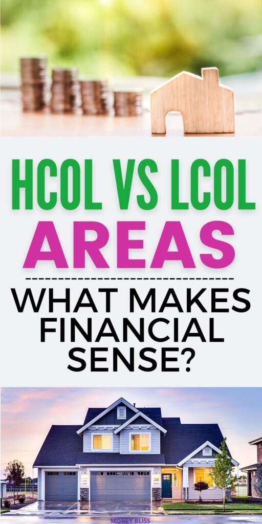 Picture asking the questions what makes financial sense - HCOL vs LCOL cities? Or is a MCOL area a better choice.