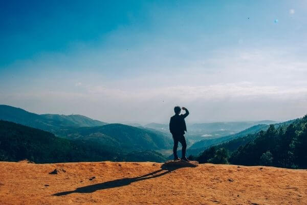 Picture of someone debating whether they are ready to move from not financially stable to financial stability.