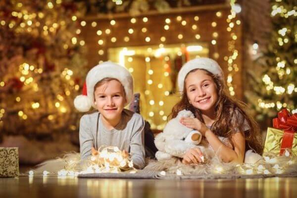 Picture of kids to show cheap easy Christmas gifts for kids