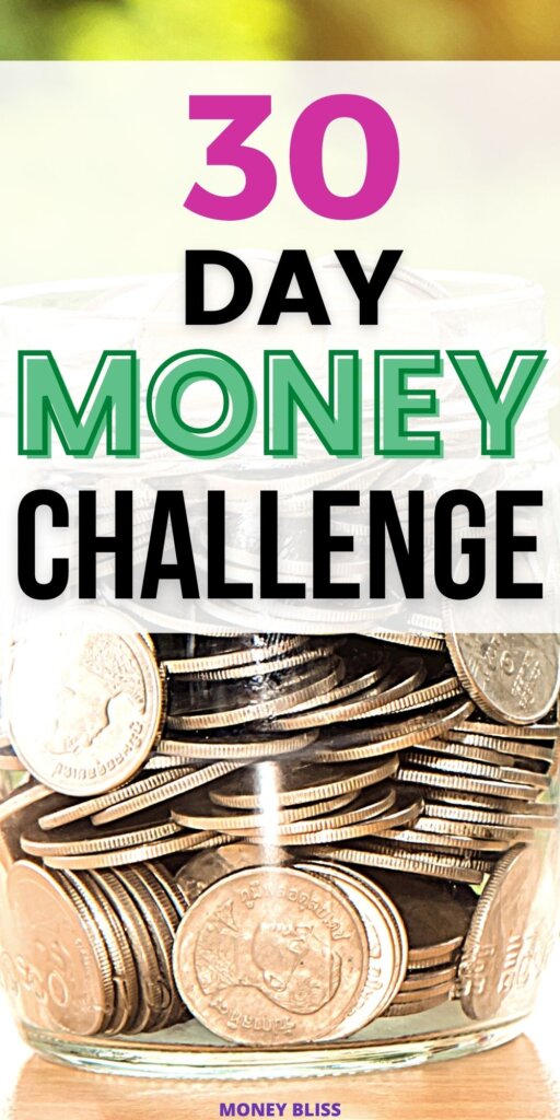 Learn how to make your money work for you with this 30 day money challenge. Create a strategy that will help you save money, spend less, and make more. It's not too late to make the right financial decisions.