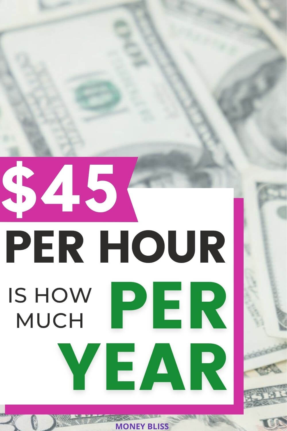 $45 an Hour is How Much a Year as Annual Income