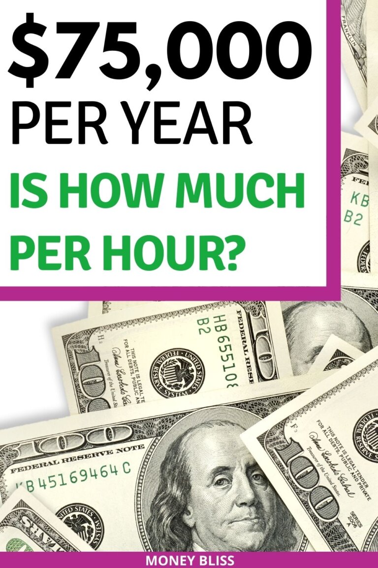 $75000 a Year is How Much an Hour? Good Salary?