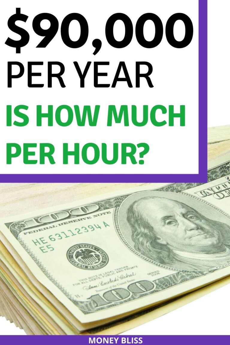 $90000 a Year is How Much an Hour? Good Salary?
