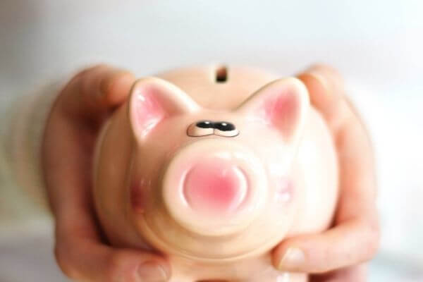 Picture of a pig for biweekly budgeting tips