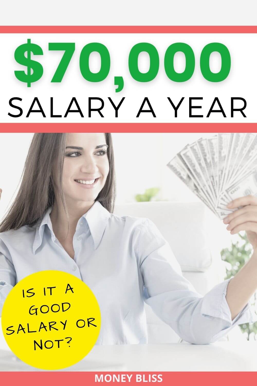 $70,000 a year is how much an hour? Learn how much your 70k salary is hourly. Plus find a 70000 salary budget to live the lifestyle you want.