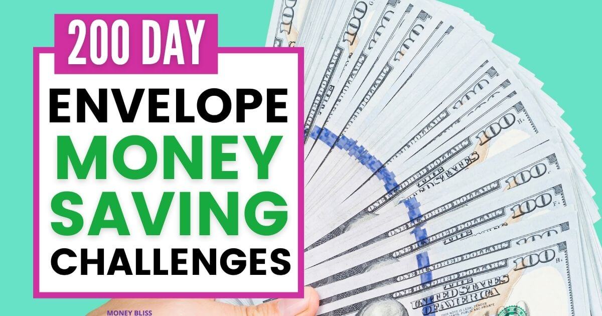 200 Envelope Challenge - A Spin to Save at Least $5K - Money Bliss