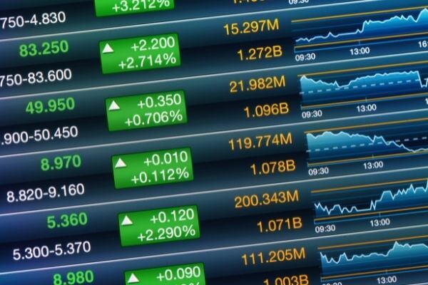 Picture of a stock movements.