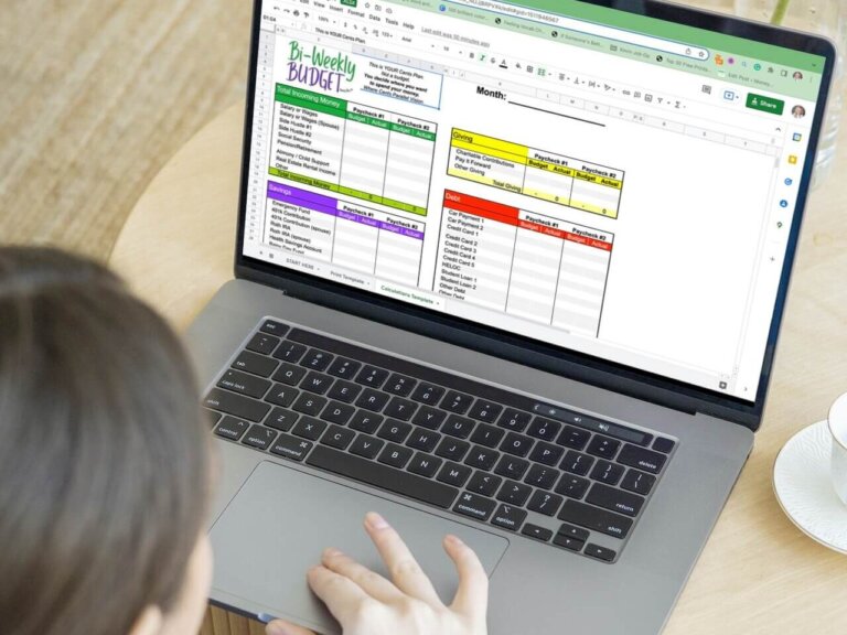 Biweekly Budget Template: How To Create A Biweekly Budget - Money Bliss