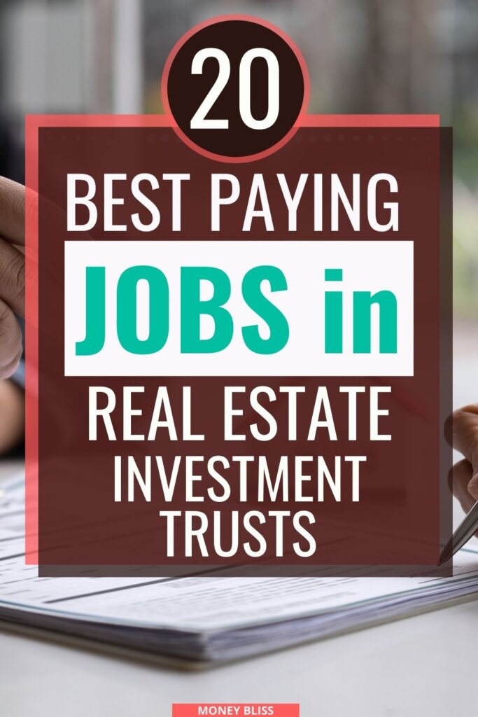 Is real estate investment trusts a good career path? Find out the best paying jobs in real estate investment trusts (REITs). The results may surprise you. Start making more money today.