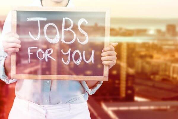 Picture of a sign that says jobs for you for the best real estate investing job for you.