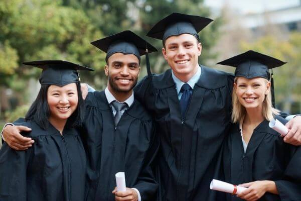 Picture of a group of graduates.