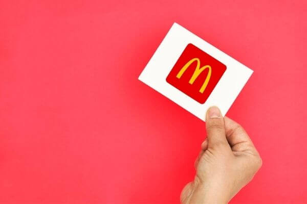 Picture of McDonald's gold card.