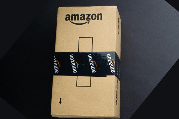 Picture of Amazon package for how late does Amazon deliver.