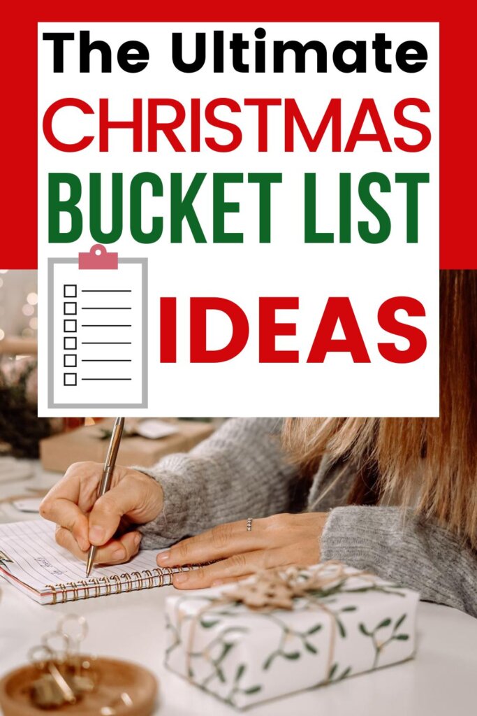 Looking for the perfect Christmas bucket list? Over 100+ fun ideas will help you plan a memorable Christmas. Plus free printable! Plenty of fun ideas for couples, for teens, family, for kids Enjoy this aesthetic printable bucket list.