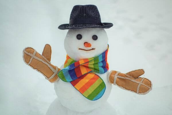 Picture of a snowman.