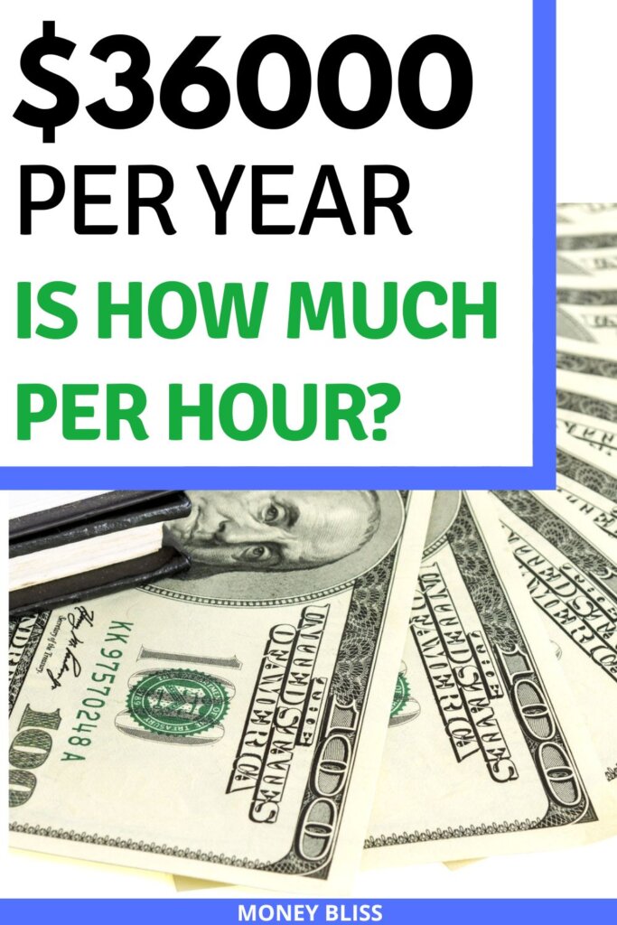 36000 a Year is How Much an Hour? Good Salary or No? Money Bliss