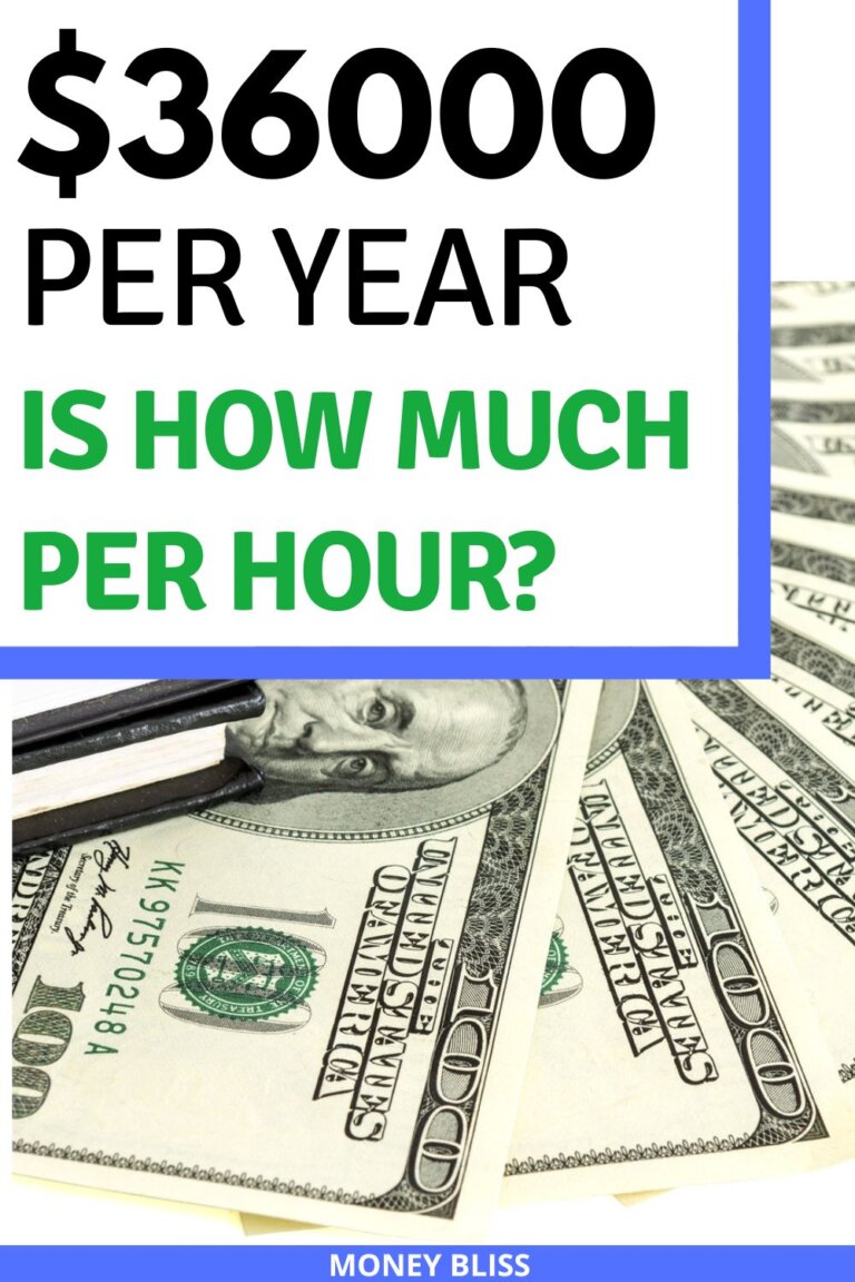 $36000 a Year is How Much an Hour? Good Salary or No?