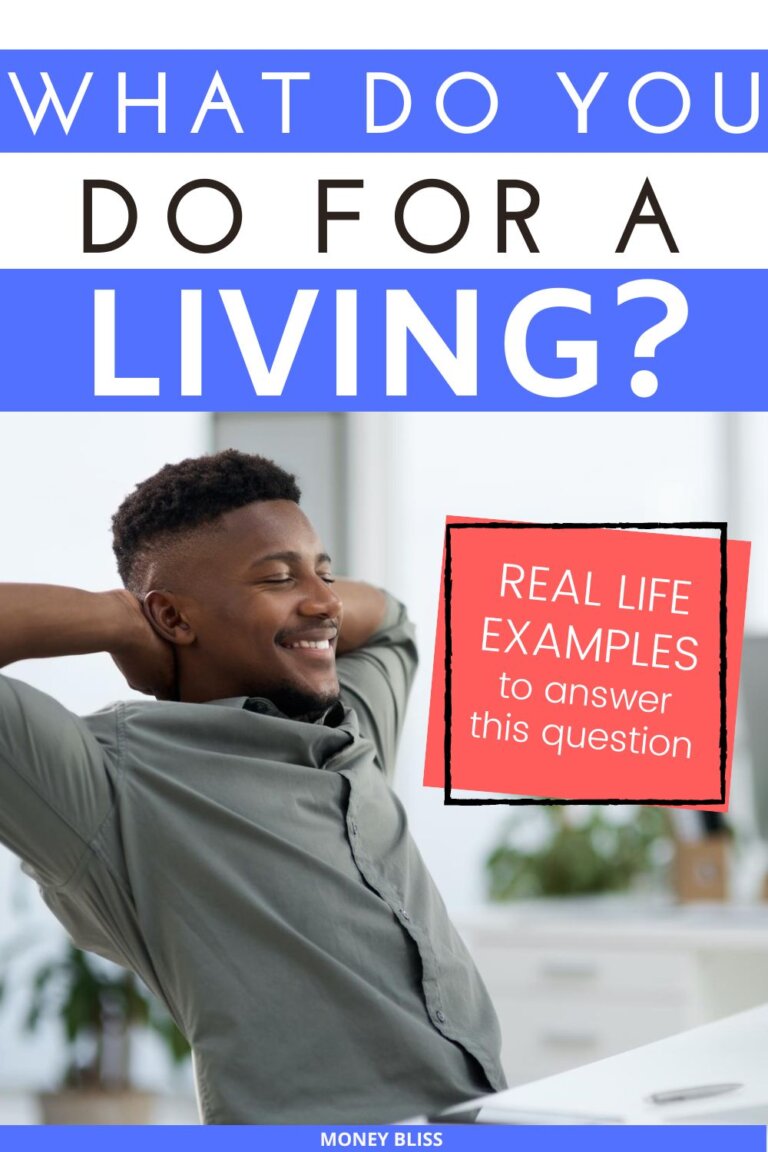 How to Answer the “What Do You Do for a Living?” Question (With Examples)