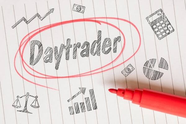 Picture of a sign that says daytrader