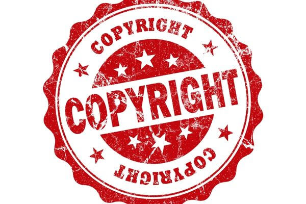 Picture of a copyright sign.