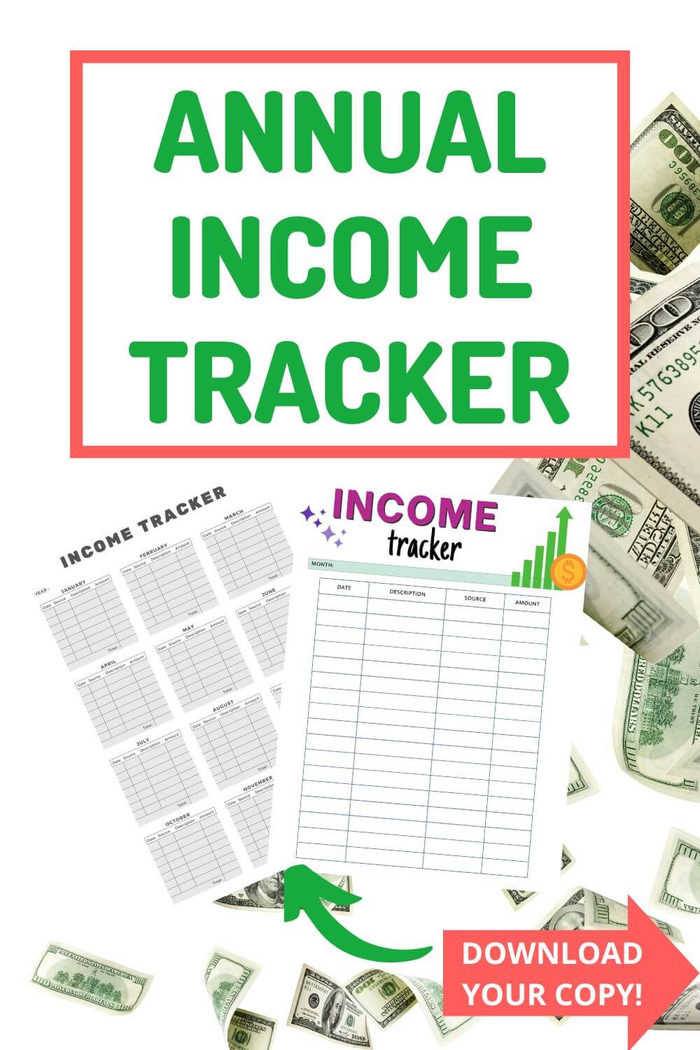 Annual Income Tracker